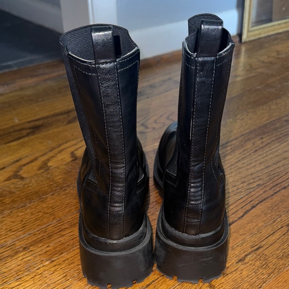 Dolce Vita Black Leather chunky Boots size 6.5 🖤 - Picture 6 of 7